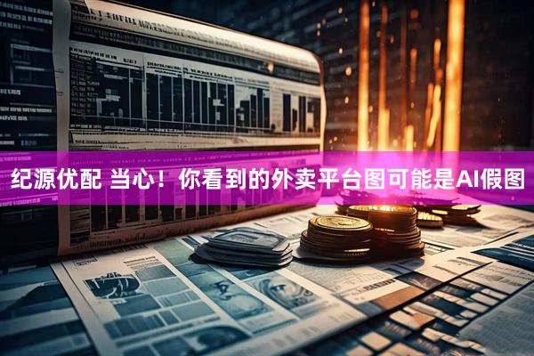 纪源优配 当心！你看到的外卖平台图可能是AI假图