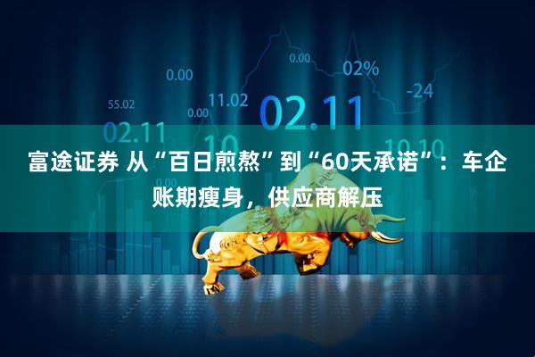 富途证券 从“百日煎熬”到“60天承诺”:车企账期瘦身,供应商解压